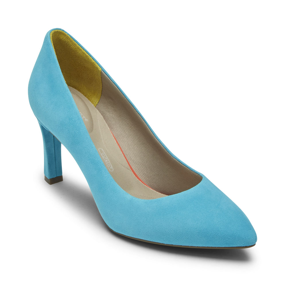 Rockport Heels For Womens Blue - Total Motion Sheehan - WS8423795